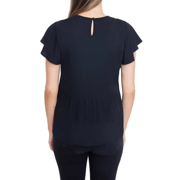 NEW Philosphy Pleated Top | Black - Picture 3 of 5